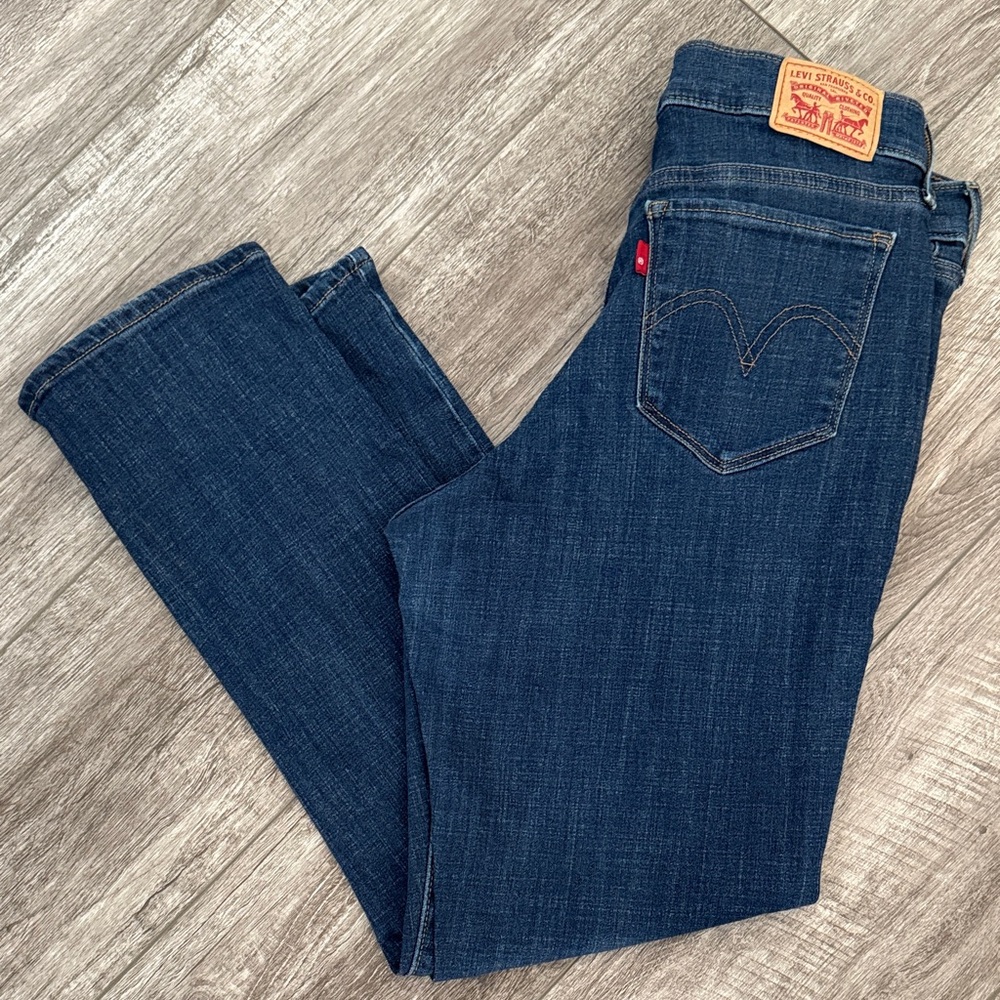 Levi's Women's Dark Blue Straight Leg Jeans